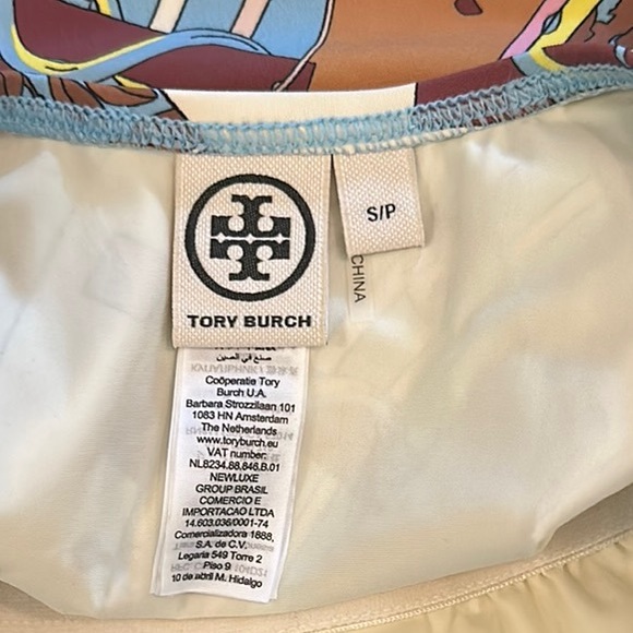 ✨ NEW Tory Burch Clip Tank Swimsuit – T Garden Print – Size S ✨ - Picture 13 of 14